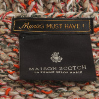 Maison Scotch Strickjacke mit Lurexfäden
