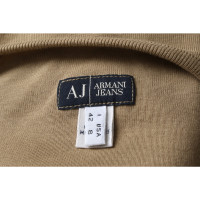 Armani Jeans Top en Coton en Kaki
