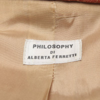 Philosophy Di Alberta Ferretti Jas/Mantel in Rood