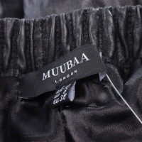 Muubaa Trousers Leather in Black