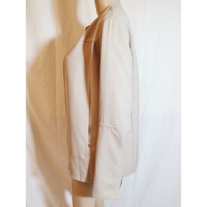 Louis Vuitton Jacke/Mantel aus Wolle in Beige