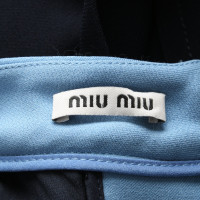 Miu Miu Oberteil aus Viskose in Blau
