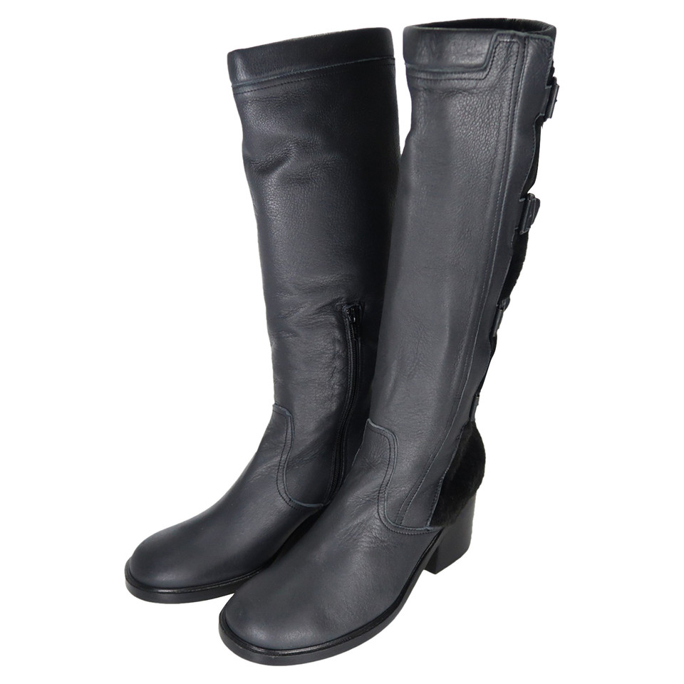 A. F. Vandevorst Stiefel aus Leder in Schwarz