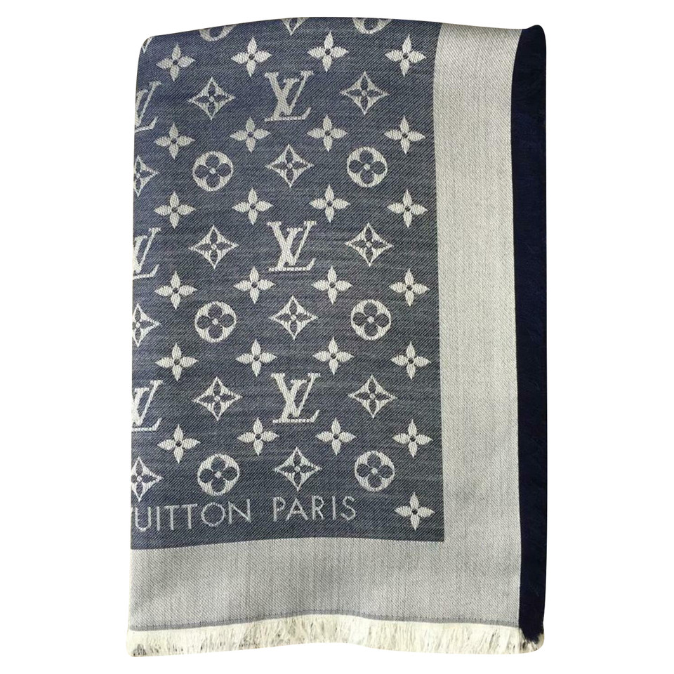 Louis Vuitton Monogram Tuch in Blauw