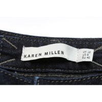 Karen Millen Jeans Cotton in Blue