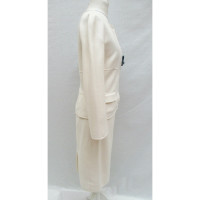 Christian Dior Anzug aus Wolle in Creme