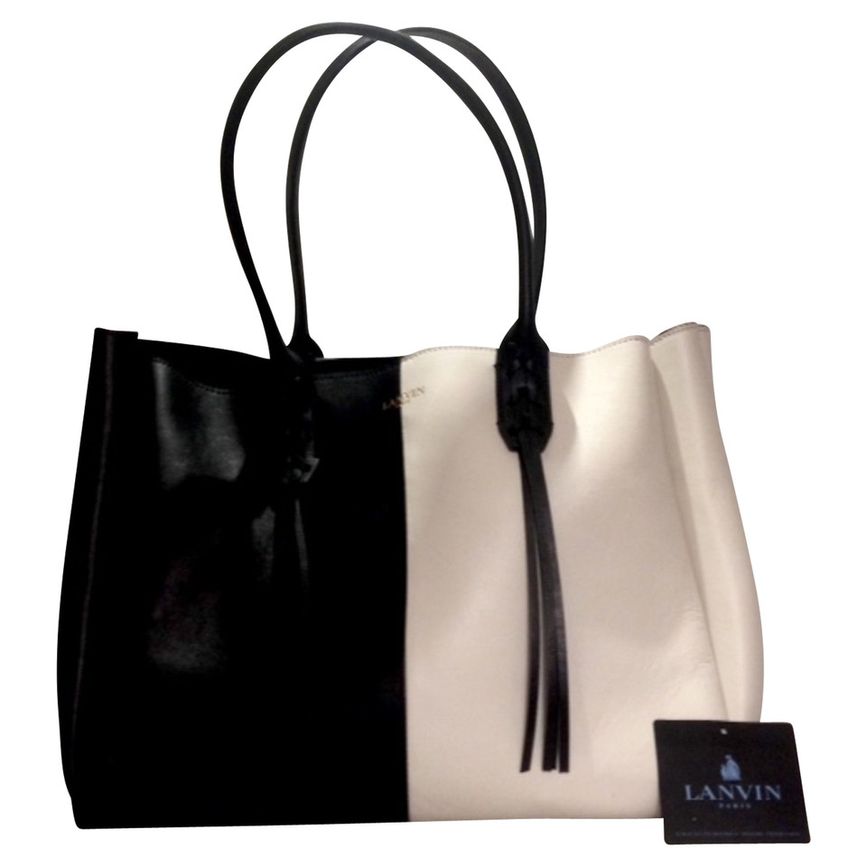 Lanvin Handbag in black and white