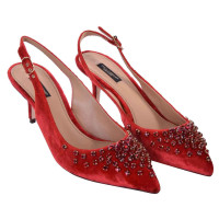 Dolce & Gabbana pumps / Peeptoes in red