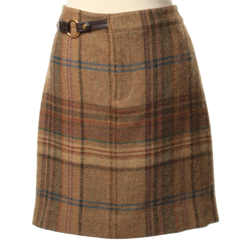 Ralph Lauren Checkered skirt wool