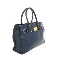 Michael Kors Handtas Leer in Blauw