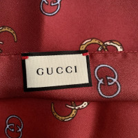 Gucci Echarpe/Foulard en Soie en Rouge
