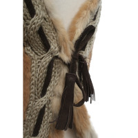 Essentiel Antwerp Vest Bont in Beige