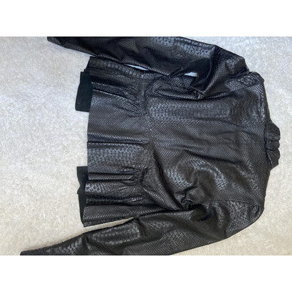 L'agence Jacket/Coat Leather in Black