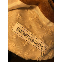 Simonetta Ravizza Jacket/Coat Suede in Brown
