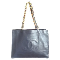 Chanel Tote bag in Pelle in Blu