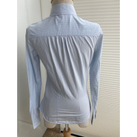 Thomas Burberry Top Cotton in Blue