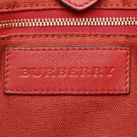 Burberry Tote bag Leer in Rood