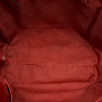 Burberry Tote bag Leer in Rood