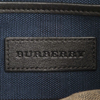 Burberry Sac à dos en Toile en Bleu