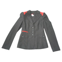 Joop! Blazer with leather applications