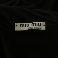 Miu Miu top in black