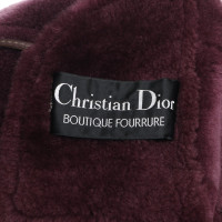 Christian Dior Lederweste in Fuchsia