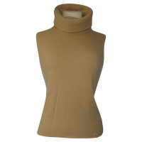 Chanel Cashmere tank top met col