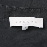 Sandro Top Silk in Black