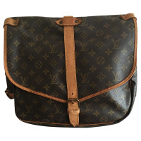 Louis Vuitton Saumur 35 Leather in Brown