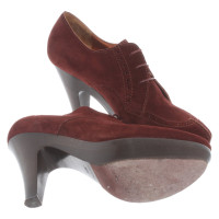 Lanvin Pumps/Peeptoes en Cuir en Marron