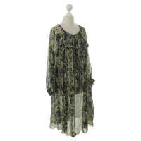 Isabel Marant Silk dress in Snake design