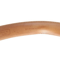 Burberry Ledergürtel mit Logo-Muster