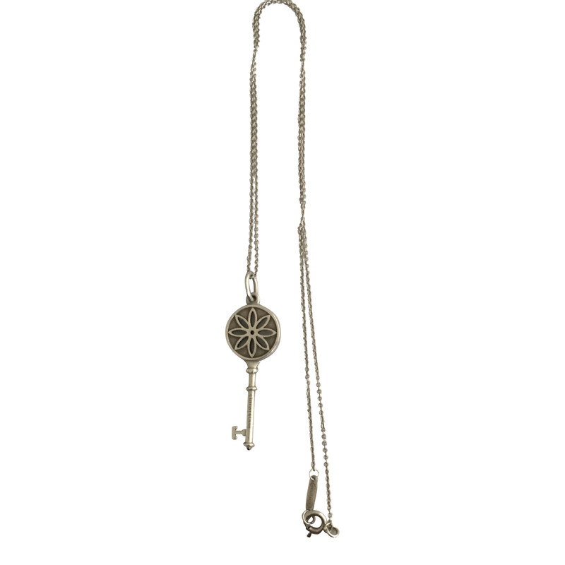 Tiffany & Co. Zilveren Daisy sleutel hanger