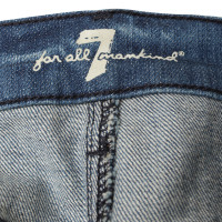 7 For All Mankind Jupe jeans au look occasion