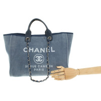 Chanel Shopper in Blauw