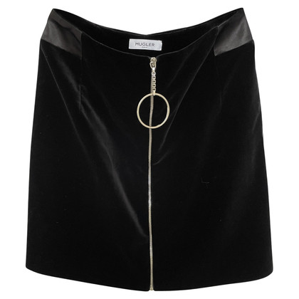 Mugler Skirt Silk in Black