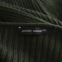 Bruno Manetti Strick aus Wolle in Grün