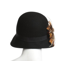 Badgley Mischka Hat with feathers