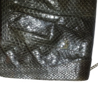 Christian Dior clutch Python leer