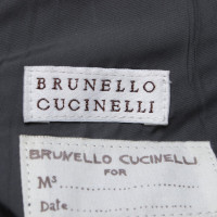 Brunello Cucinelli Manteau en gris tacheté