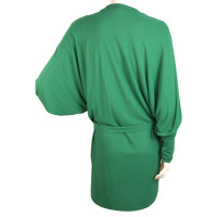 Balmain Kleid aus Viskose in Grün