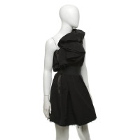 Lanvin For H&M Robe à une épaule en noir