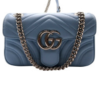 Gucci Marmont Bag in Pelle in Turchese
