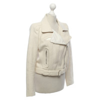 Carven Veste/Manteau en Coton en Crème