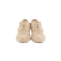 Tod's Lace-up shoes Leather in Beige