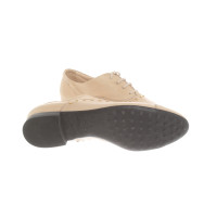 Tod's Lace-up shoes Leather in Beige