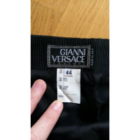 Gianni Versace Jupe en Laine en Noir