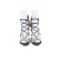 Sly 010 Sandals Leather in Silvery