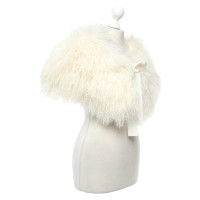 Karen Millen Jacket/Coat Fur in Cream