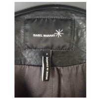 Isabel Marant Jacke/Mantel aus Leder in Schwarz